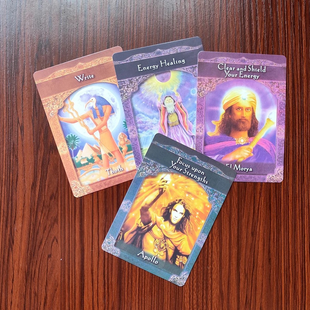 Ascended Masters Mini Oracle Card Deck with Digital Guidebook 3"x4"