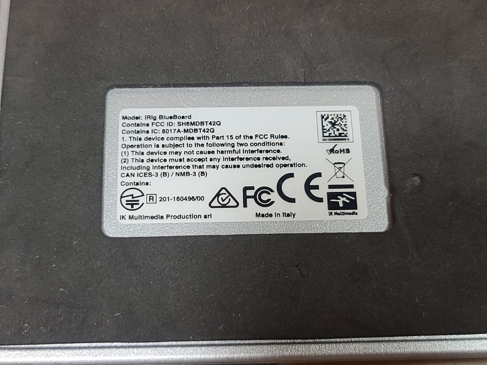 IK Multimedia iRig BlueBoard MIDI Pedalboard Controller