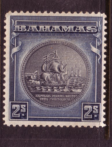 BAHAMAS....  1931 Tercent  2/- mint, Sg131