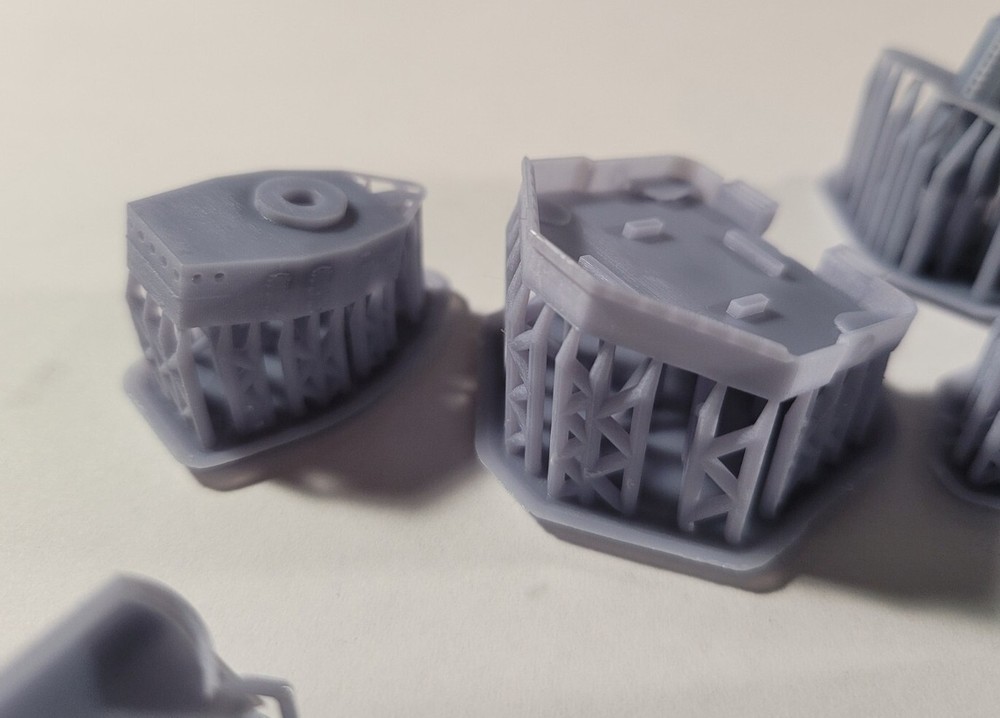1/350 Fletcher Class Square Bridge Basic Conversion Set for Tamiya 3D Printed