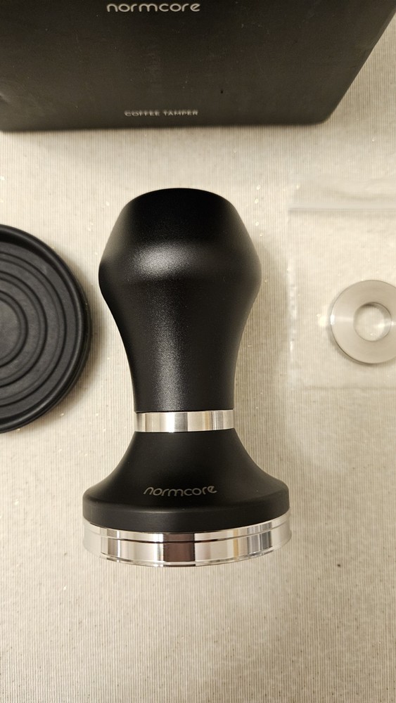 Normcore Coffee Espresso Tamper 53.3mm, Ripple Base, Heavy Duty Handle -OPEN BOX