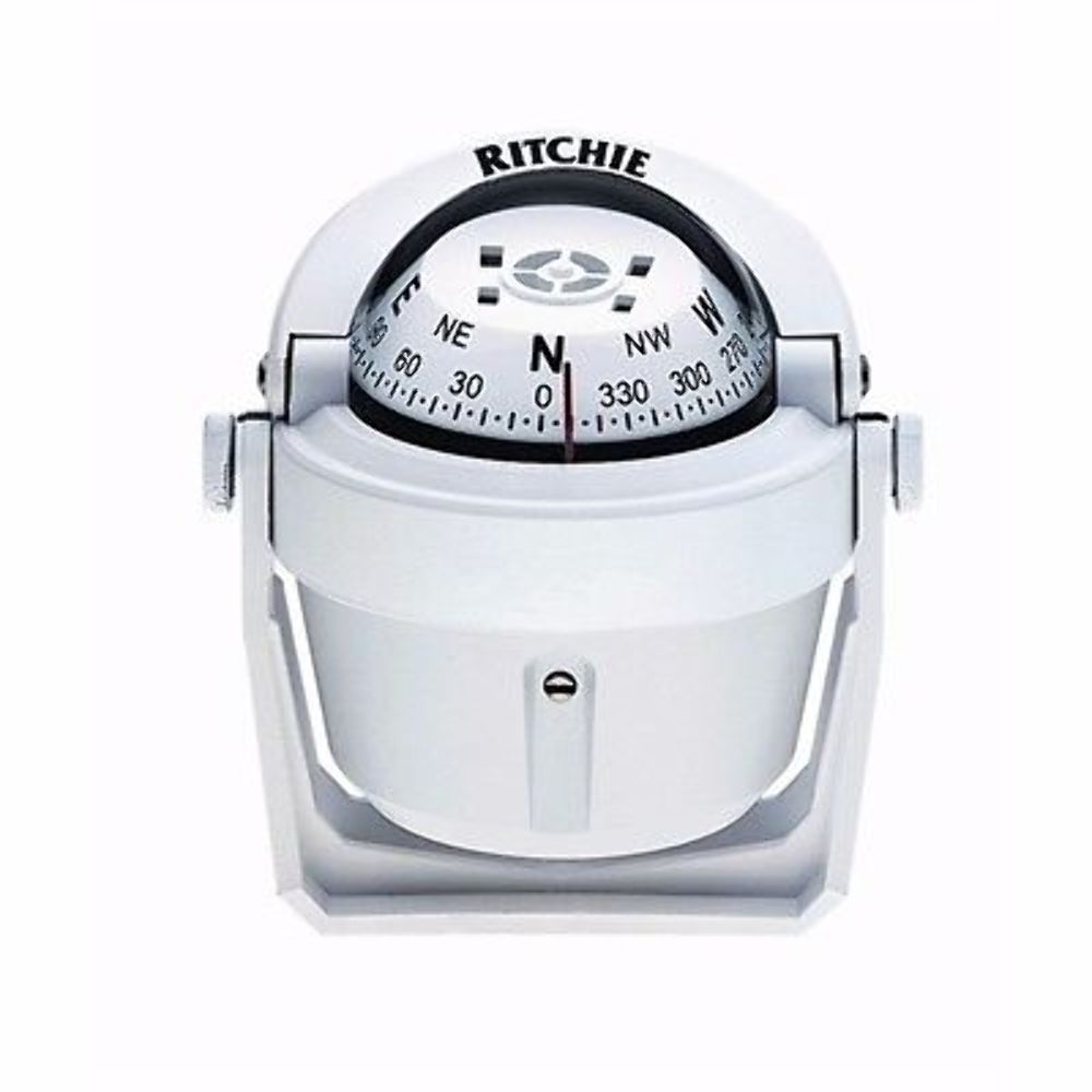 Ritchie Explorer Compass B-51-W Bracket Mount Designer White MD