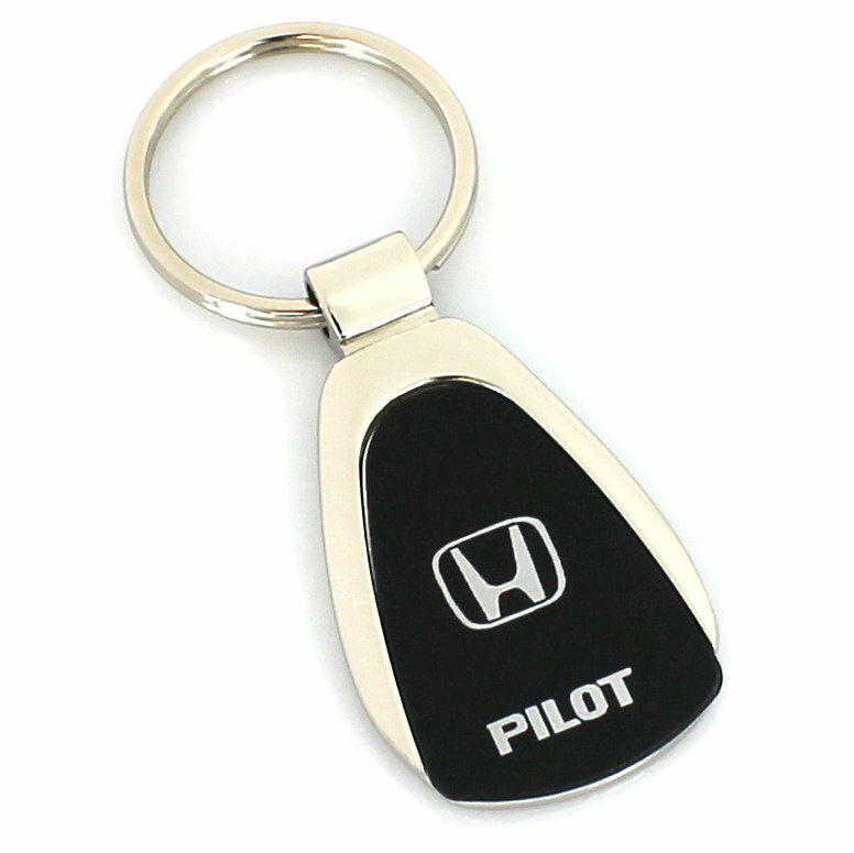 Honda Pilot Tear Drop Key Ring (Black)