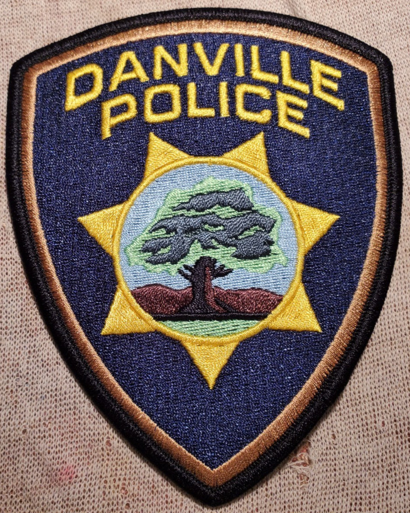 CA Danville California Police Shoulder Patch