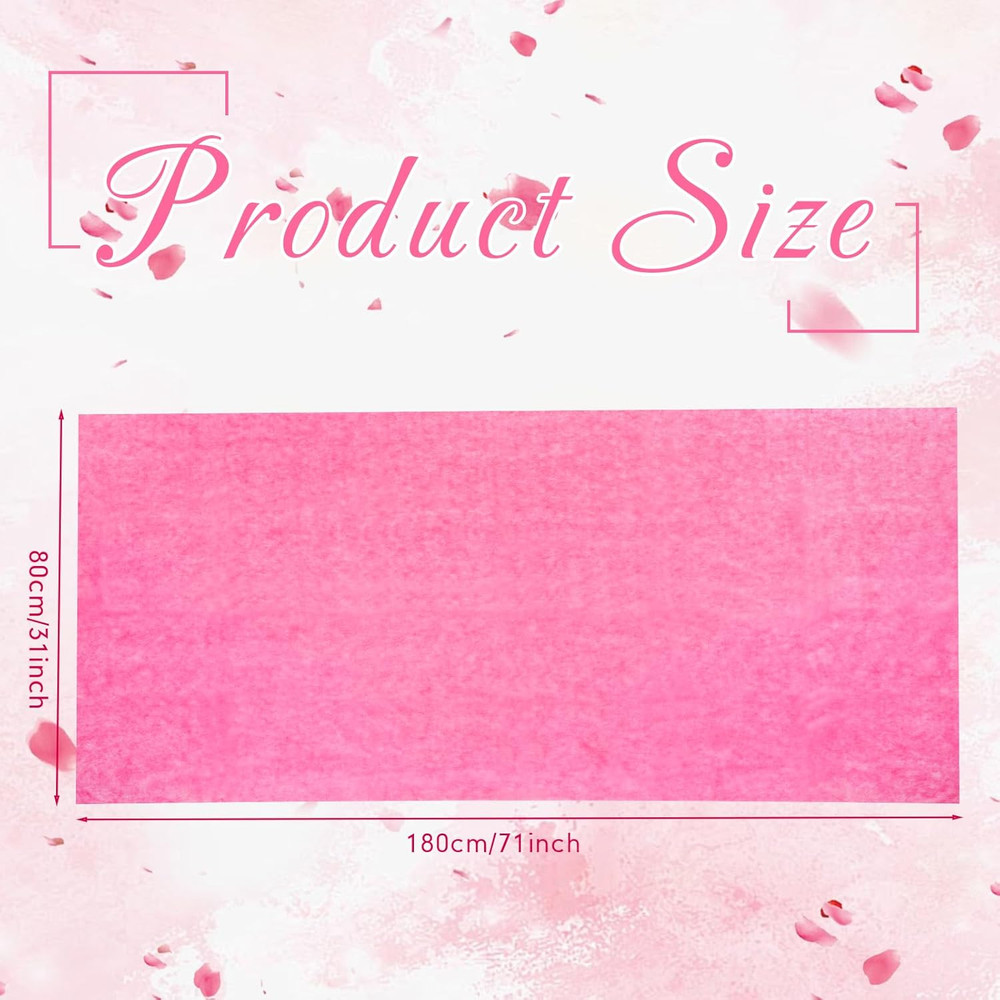300 Pcs 31" X 71" Massage Table Sheets Waterproof Disposable Bed Sheets Soft Non