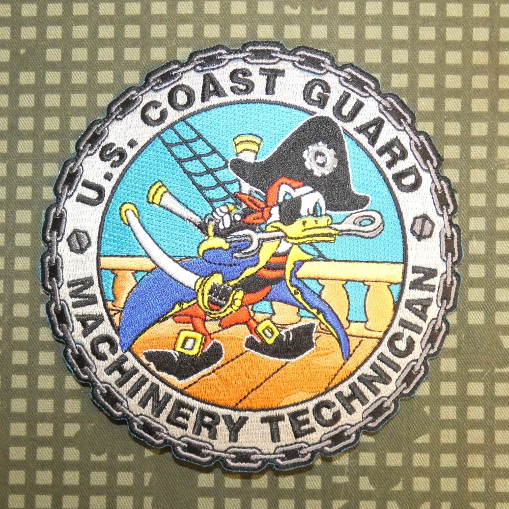 USCG US Coast Guard Machinery Technician Full Color Patch