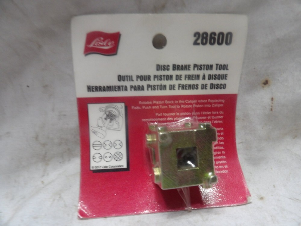 Lisle Disc Brake Piston Tool #28600