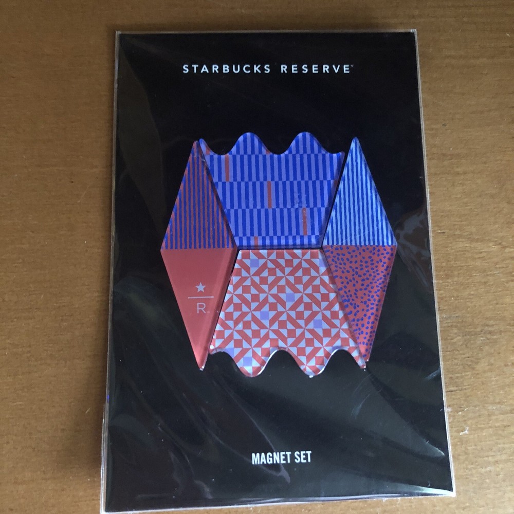 Starbucks Reserve Magnet Set RSV Summer Pattern New