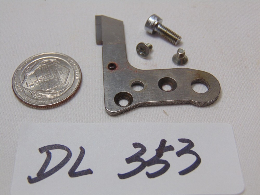 Elna Lock Pro 4 DC Overlock Serger Replacement Part Cutter & Screws Blade