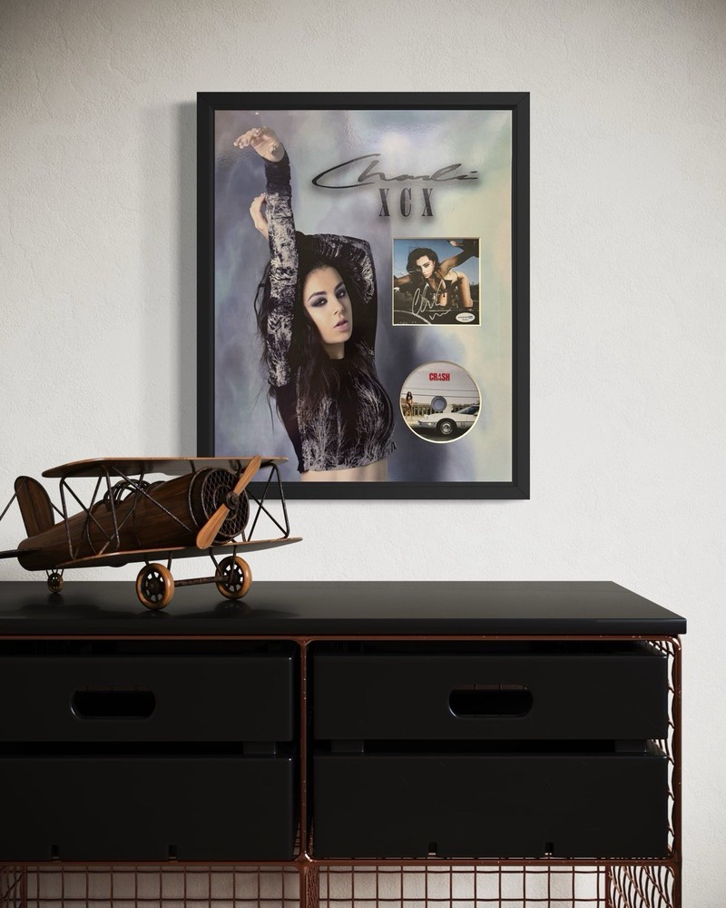 Charli XCX Signed CD Insert "Crash" 16x20 Framed - ACOA