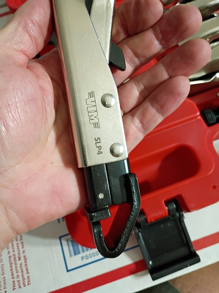 New! VIM Adjustable Side Lock Set Welding Pliers w/ Push Button Release 6 Pc