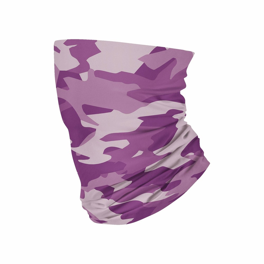 Purple Camo Neck Gaiter