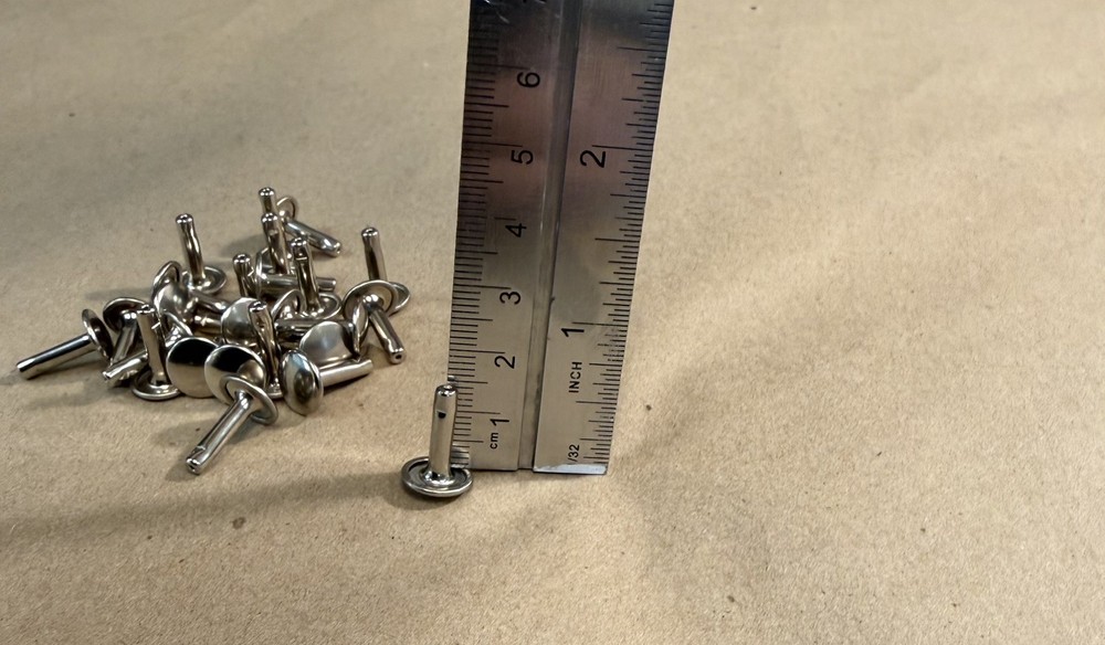 Double Capped Large Speedy Rivets New - 100 quantity