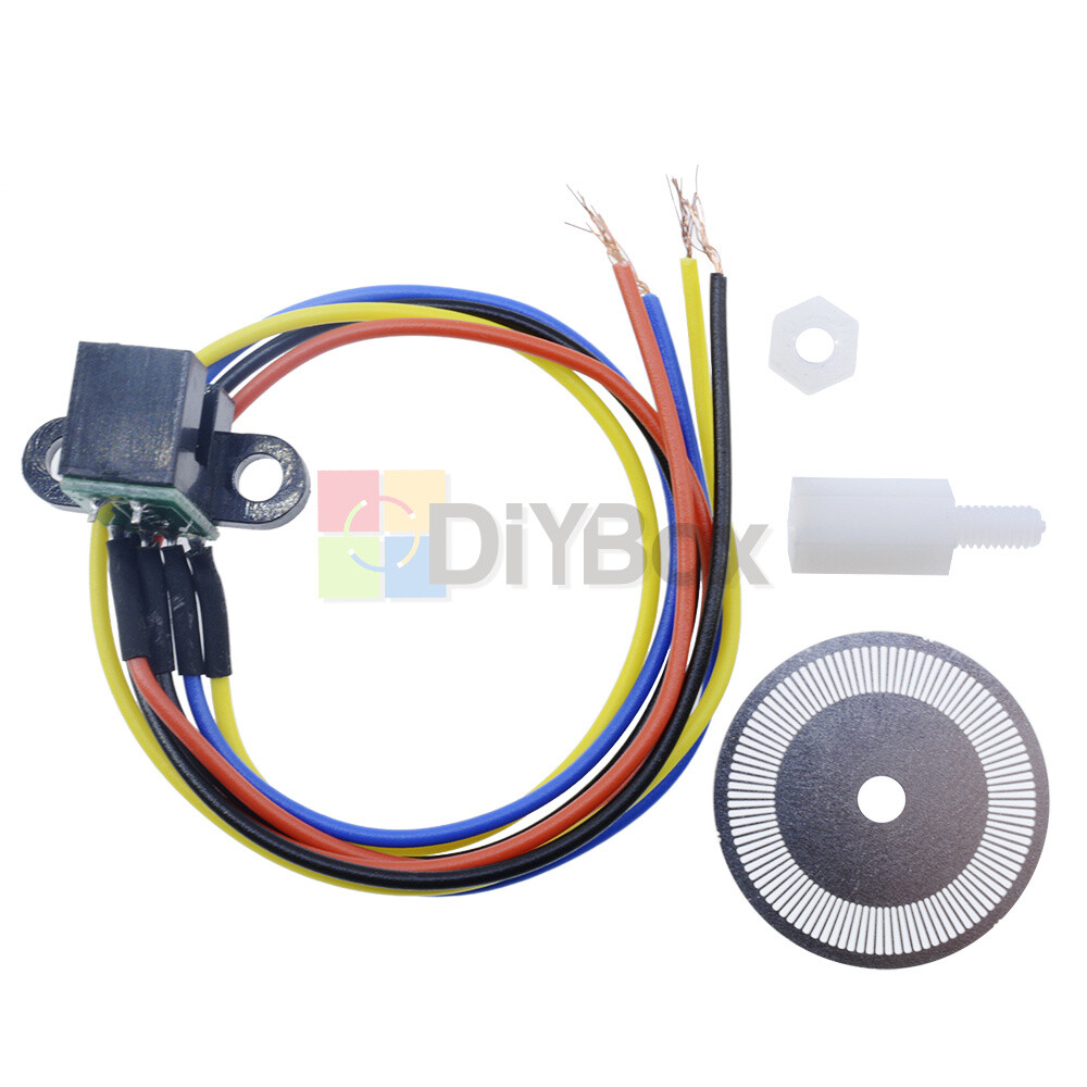Photoelectric Speed Sensor Encoder Coded Disc wheel for Freescale Smart car