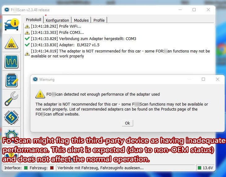 FOR*Scan Pro Scan Tool ELM327 Code Reader For Ford Hidden Function Programming