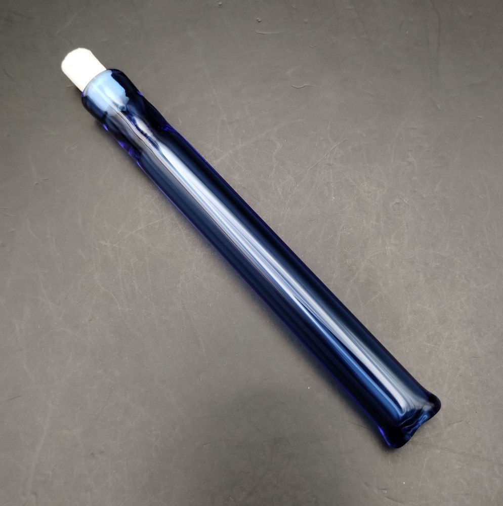 4.25" Light Blue Glass Cigarette Holder
