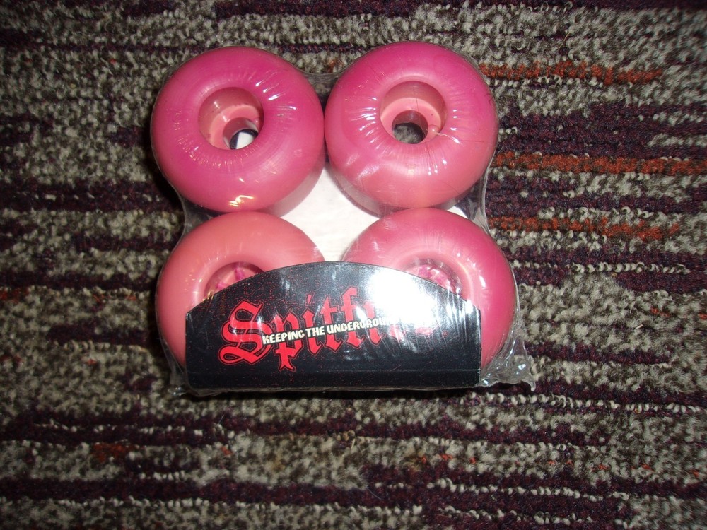 NOS 90s Spitfire skateboard wheels red 58mm