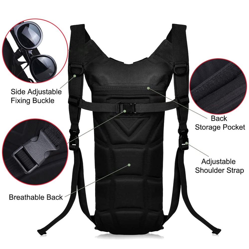 Water Backpack Hydration Backpack with Bladder Lightweight & Waterproof Hydra...