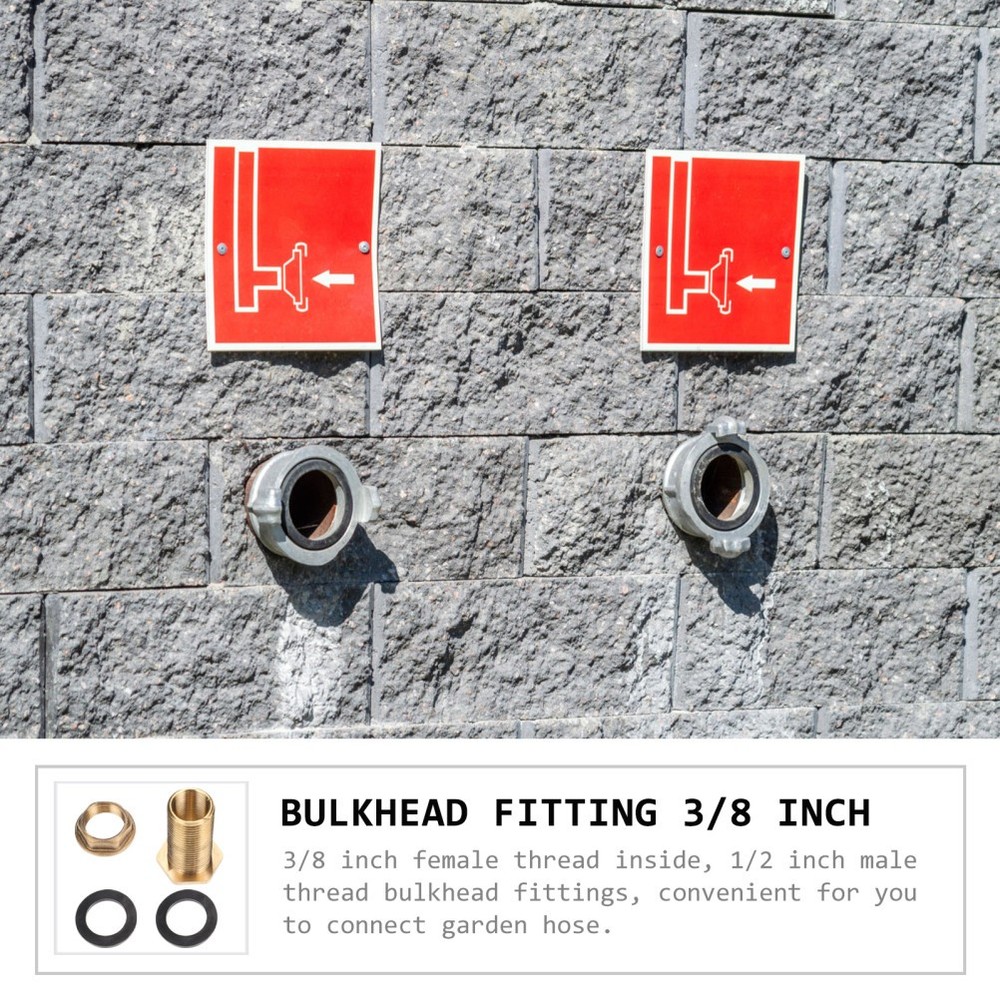 2pcs Bulkhead Fitting Tank Adapter Tank Connector
