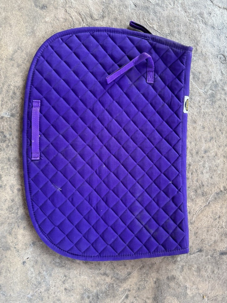 English Saddle Pad - Purple