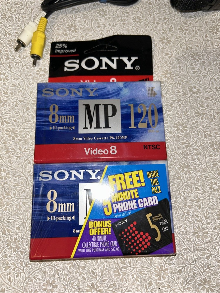 Sharp Liquid Crystal Video Camera Vl-E47 & Accessories