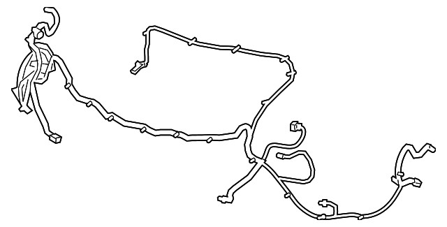 Genuine GM Front Object Alarm Sensor Wiring Harness 84796027