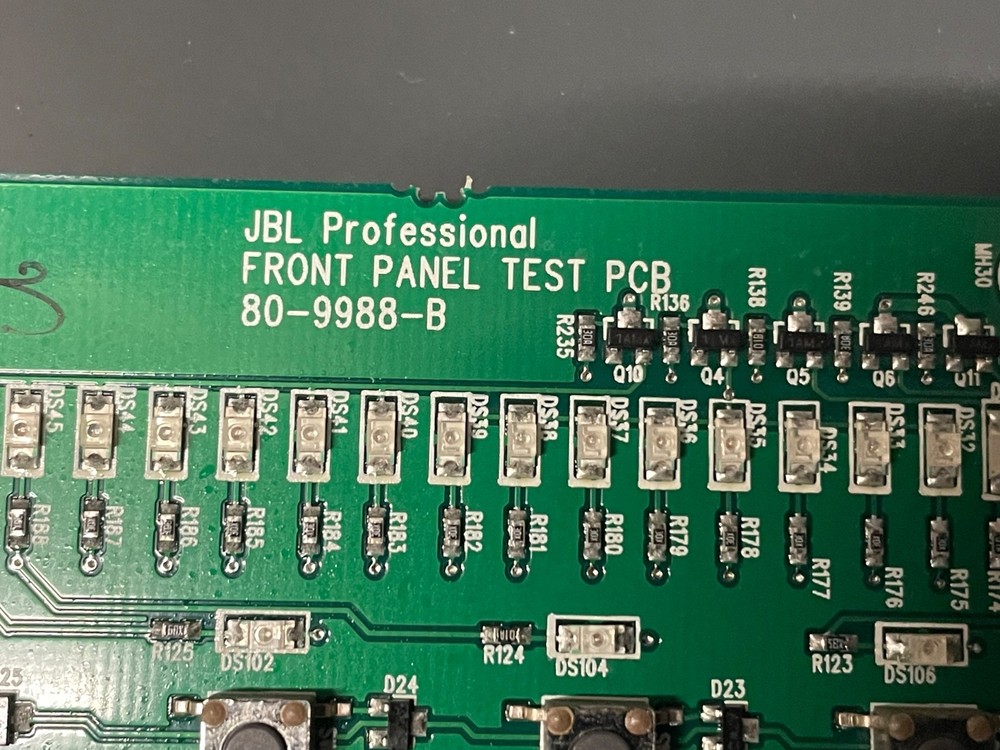 JBL lsr4326 front panel interface pc board