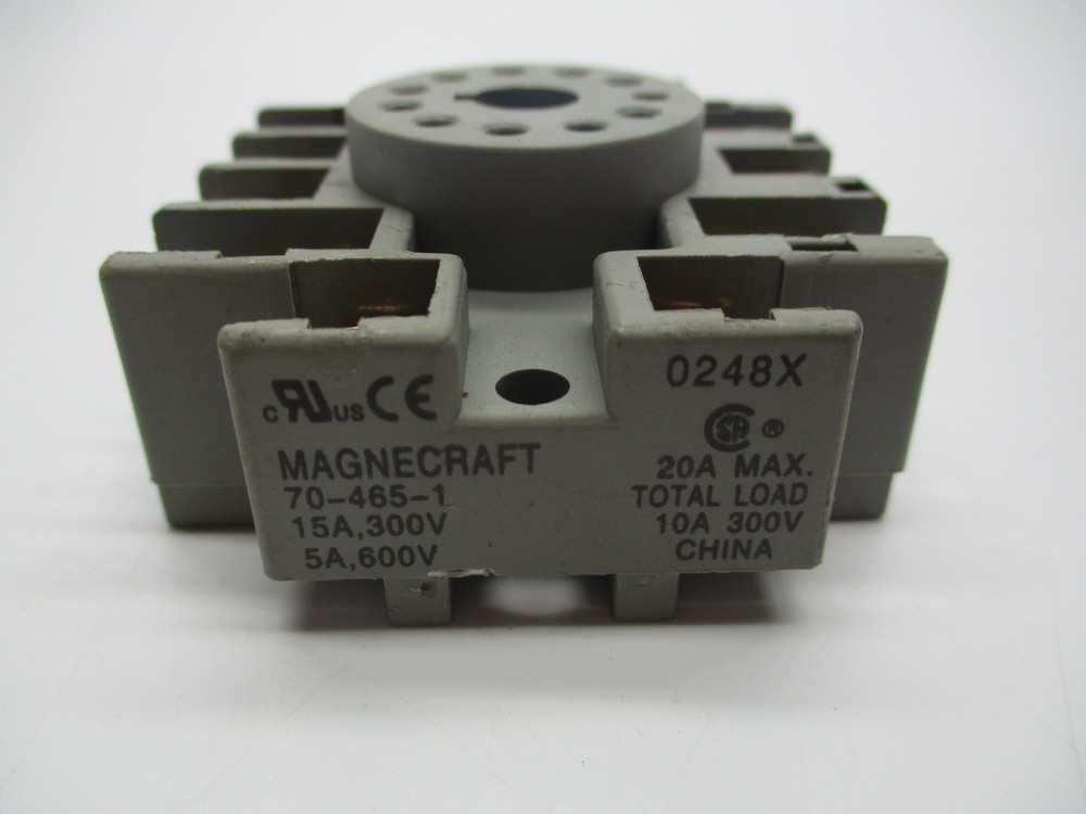 MAGNECRAFT 70-465-1 RELAY BASE NSNP