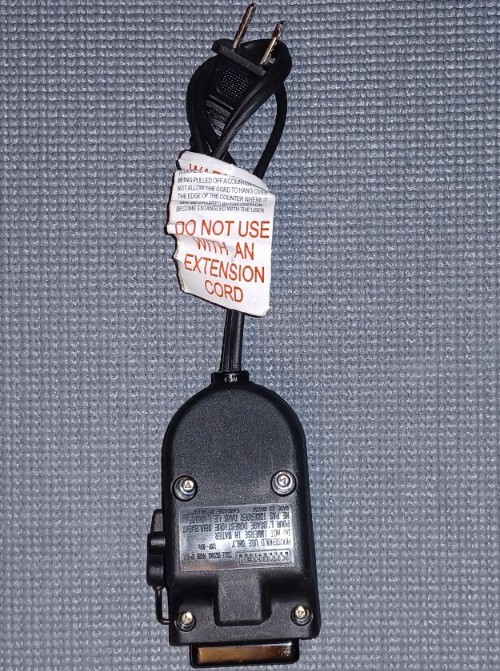 KITCHEN SELECTIVES NP-01A TEMPERATURE CONTROL PROBE LOCKING POWER CORD