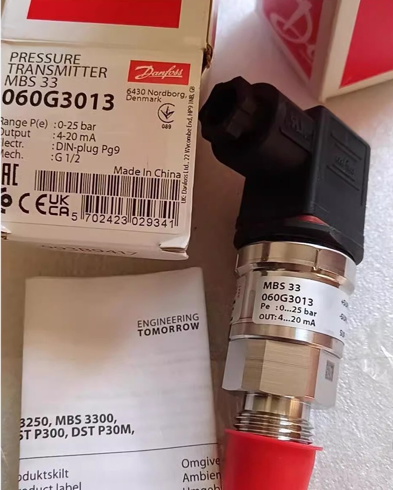 Danfoss Pressure Transmitter Sensor MBS33 060G3013 0-25bar