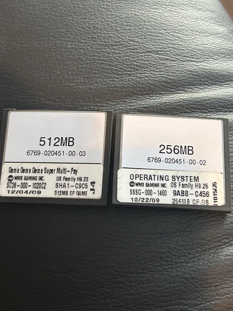 WMS  BB2  GEMS GEMS GEMS SUPER MULTI-PAY  SOFTWARE