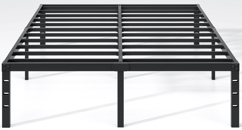 Metal Bed Frame,Queen Size Bed Frame with Storage Space,Heavy Duty Sturdy Mat...