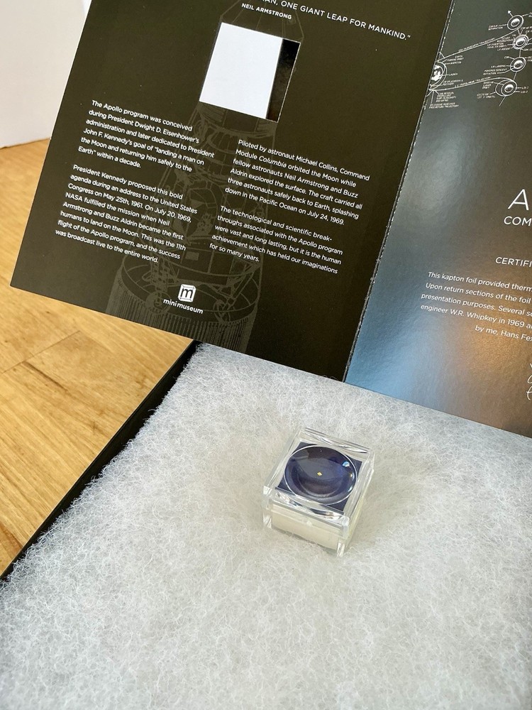 Apollo 11 Command Module Foil - Mission-Flown Material