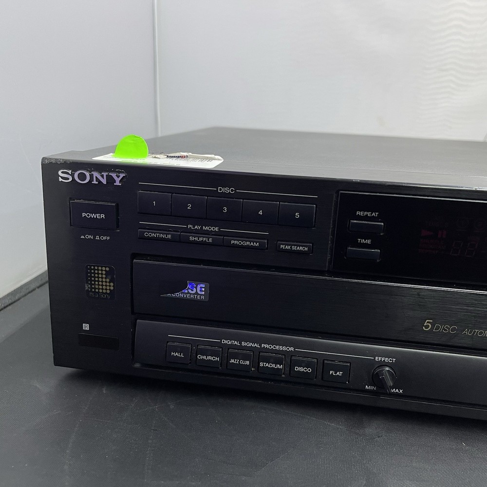 Sony CDP-C615 5-Disc CD Compact Changer Player | No Remote
