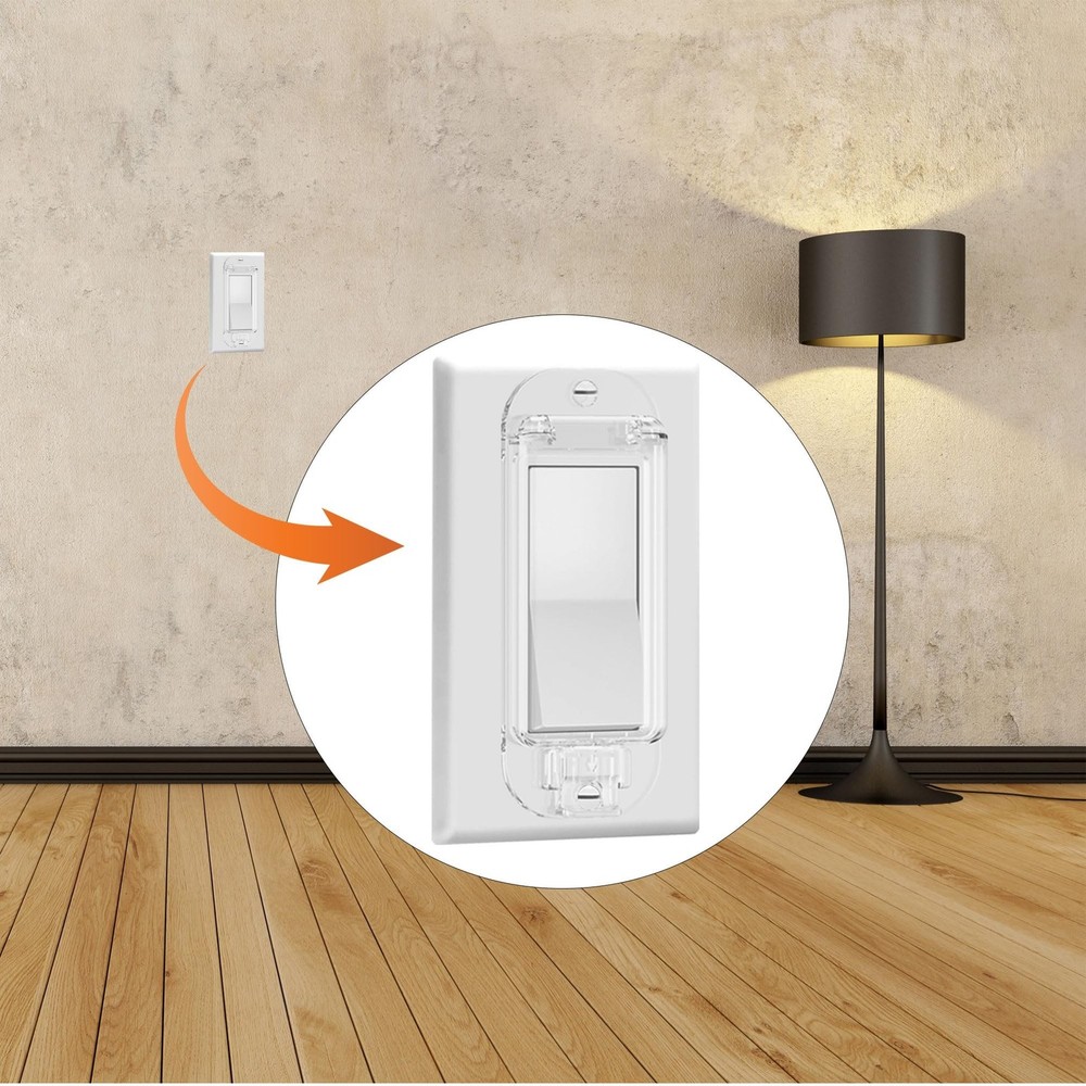 (2 Pack) Light Switch Guard Cover,Light Switch Plate,ChildProof Wall Switch G...