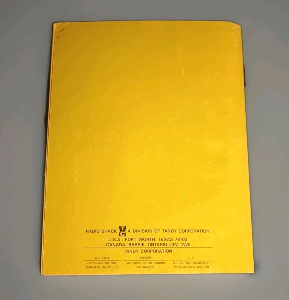 Rare Radio Shack Computer Programming in Basic for Everyone First Impression '77