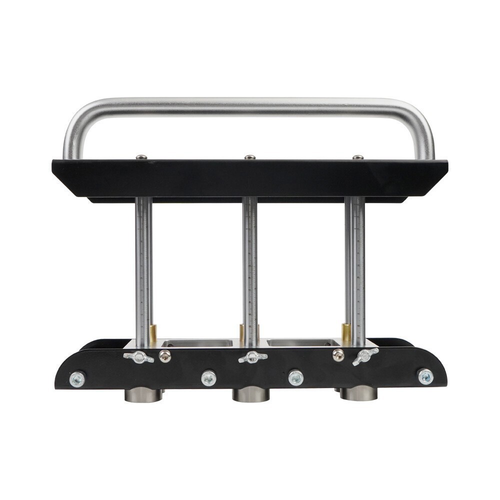 Three-Station Edge Roller Quick Adjustable 0-90° Steel Cutting Hand Tool Black