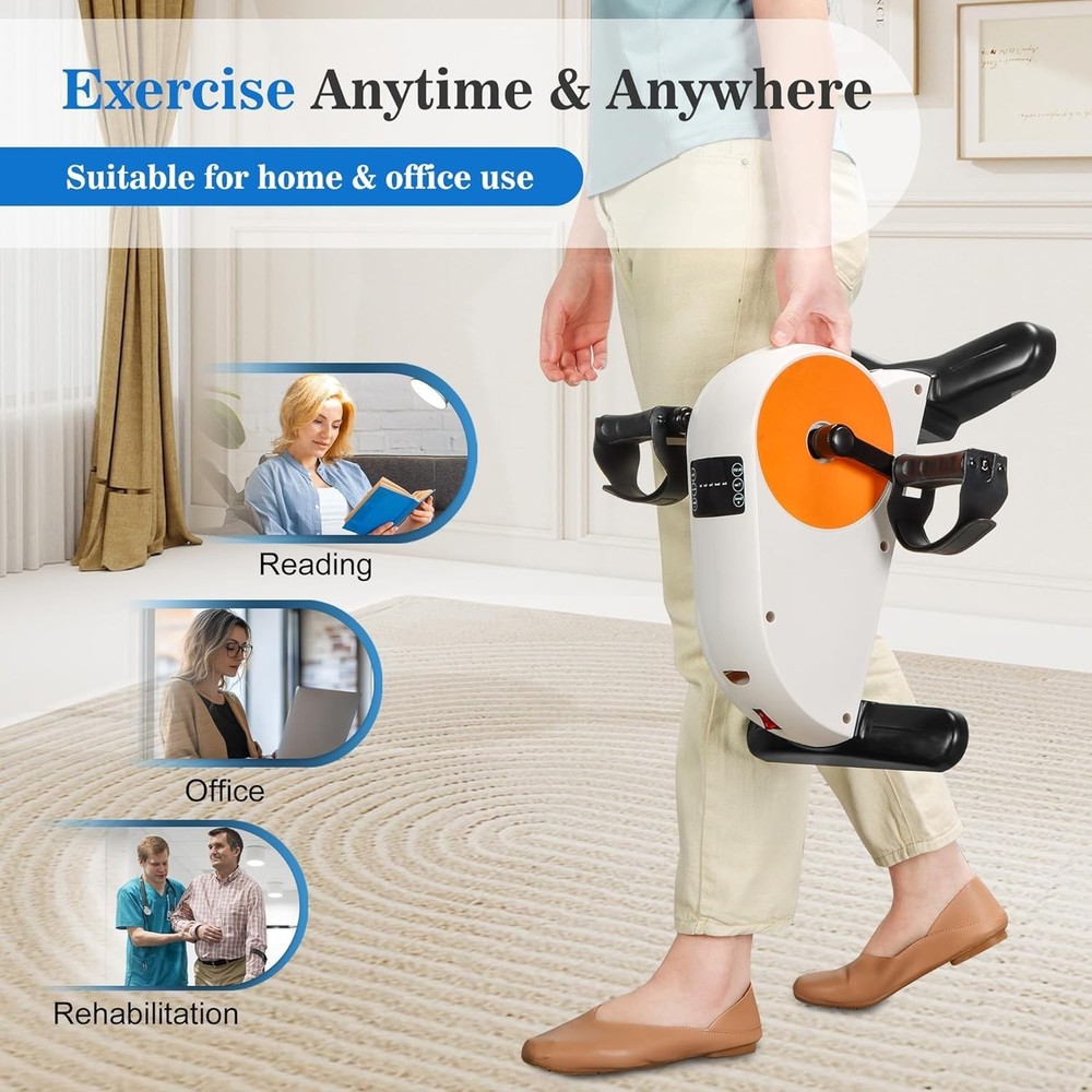 Motorized Pedal Exerciser, Electric Pedal Exerciser for Arm and Leg Low Impact E