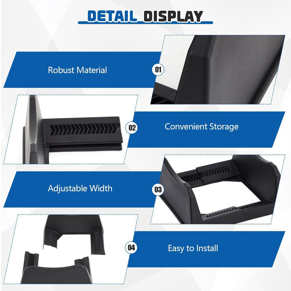 Colingmill 2 Pcs Car Tire Display Stand Wheel Rack Adjustable Width...