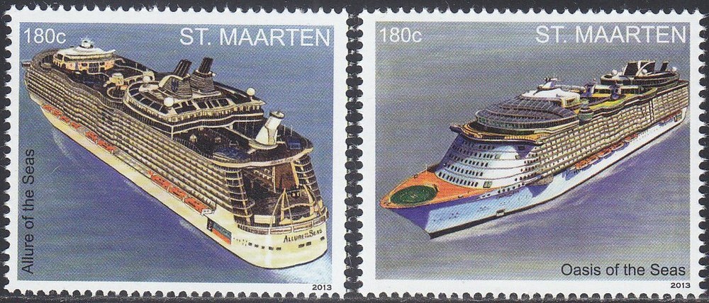Sint Maarten Issue 2013 (142-143) Ship