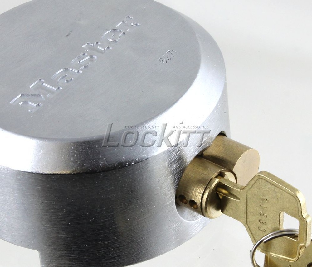 Puck Lock Cylinder Complete Combinated Core and Shackle with 2 keys