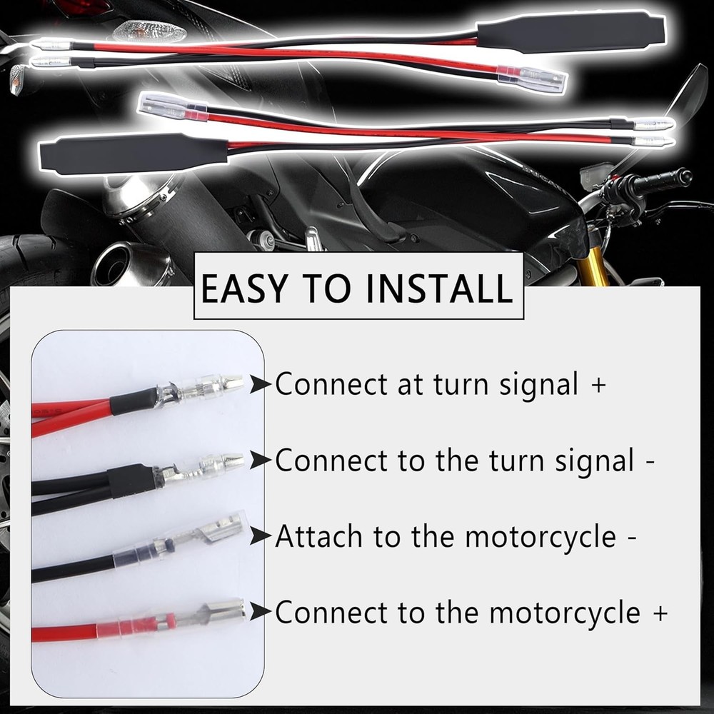 Motorcycle LED Turn Signal Resistors