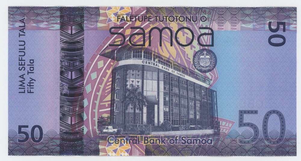 Samoa 50 Tala ND 2017 Pick 41.c UNC Uncirculated Banknote
