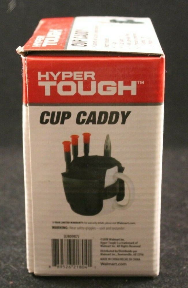 Hyper Tough - Cup Caddy - Desktop Tool Set Organizer - Includes Mug