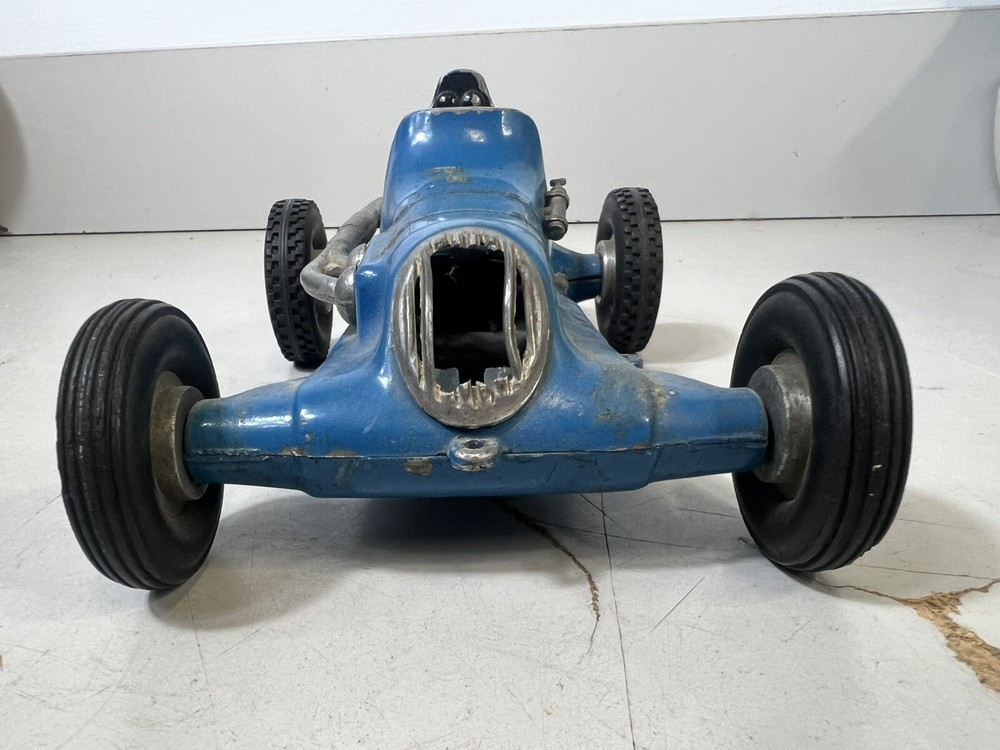 Vintage Ray Cox Thimble Drome Champion Tether Car Blue #20 No Engine