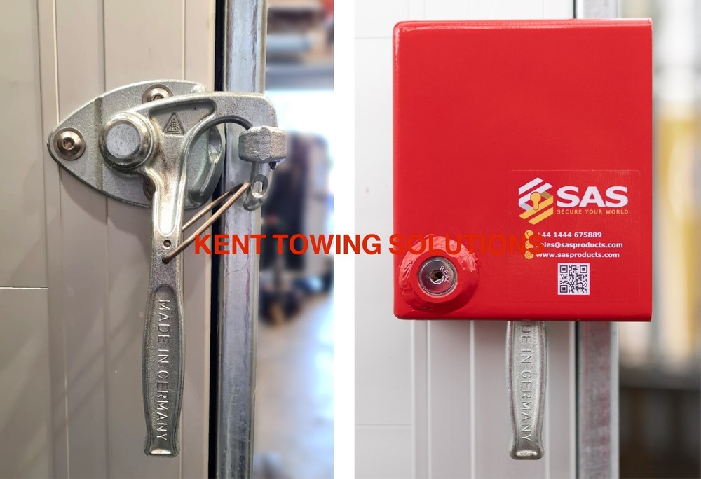 Debon Box Trailer Heavy Duty Lock for Rear Tailgate Handle from SAS Security