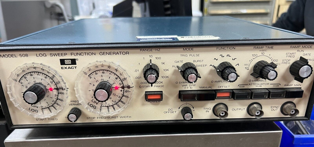 👀 EXACT TECHNOLOGIES MODEL 508 LOG SWEEP FUNCTION GENERATOR
