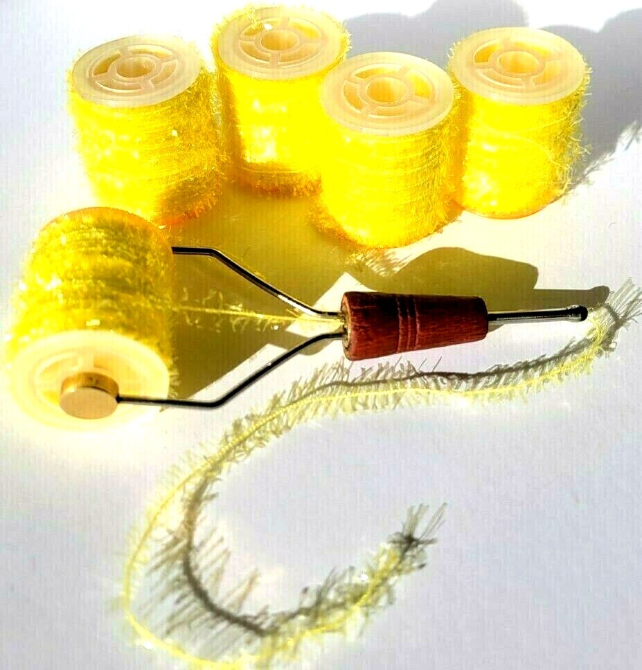 MICRO TINSEL CHENILLE - Premium Fly Tying Material - Small Chenille - 18ft. New