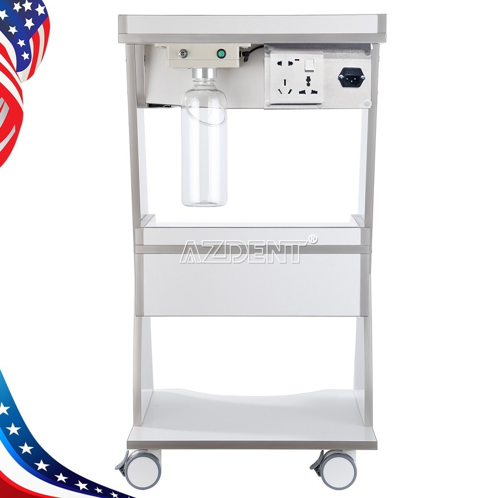 Three Layer Dental Trolley Built-in Socket With Auto-Water Supply System Acrylic