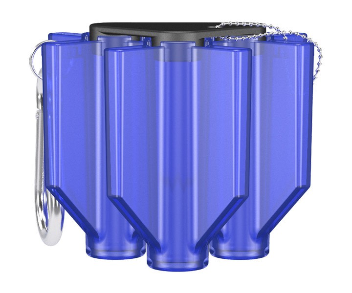 8 Flight 8Case Clear Blue Flight Case